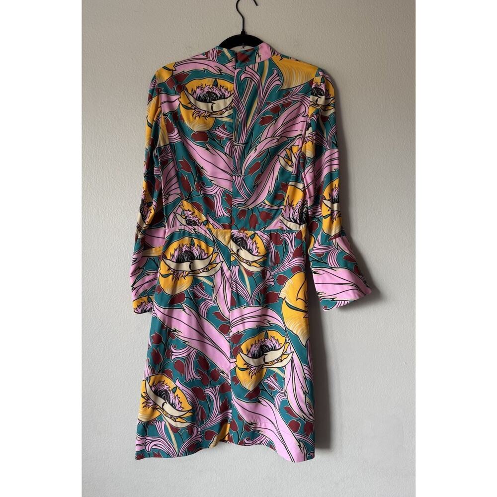 MARNI‎ Bellewoods Floral Print Dress Womens Size 38 Vintage Inspired Retro Boho - Picture 2 of 9